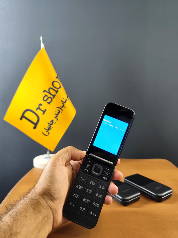 گوشی تاشو نوکیا | مدل 2720 Flip 4G | دو سیم کارت | یک سال گارانتی