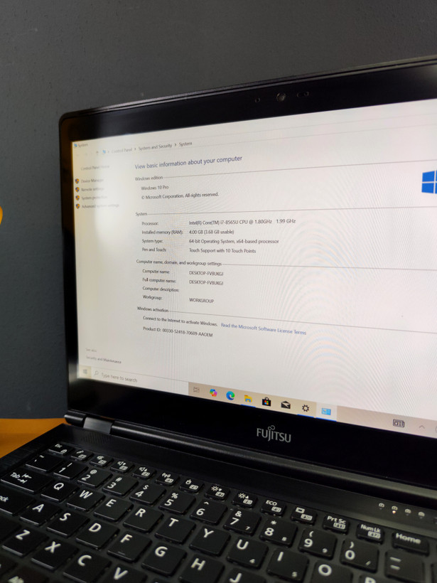 لپتاپ 14 اینچی صفحه لمسی Fujitsu | مدل LIFEBOOK U749 | پردازنده Core i7 نسل 8